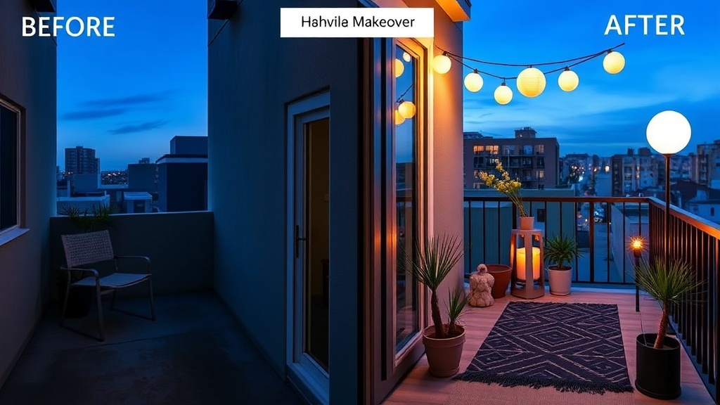 $45.89 Renter-Friendly Balcony Glow-Up for Spring Nights (No Drill)