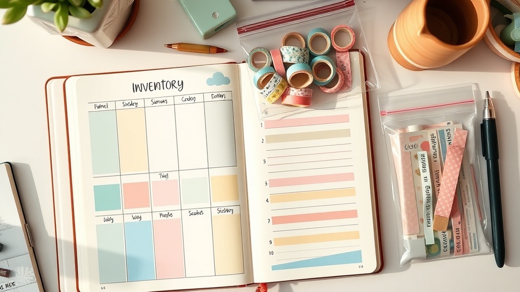 My Sunday Sticker + Washi Inventory Ritual (So I Stop Buying the Same Florals Again)