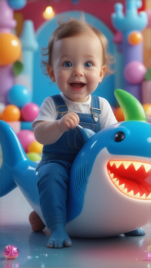 ultra-colorful-3d-baby-riding-a-shiny-plastic-td7t6c7j8p