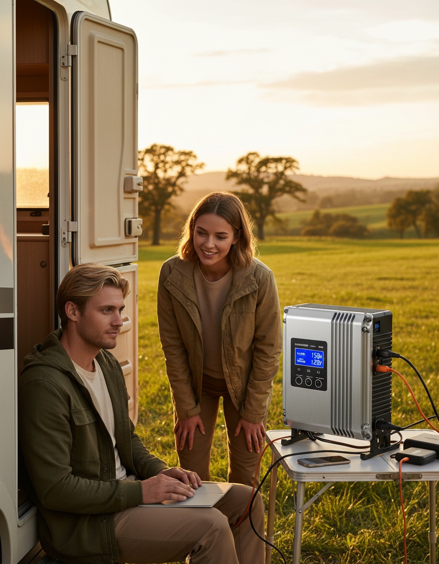 Nuevo inversor de corriente: conversión eficiente de 12V/24V a 220V para aplicaciones diversas