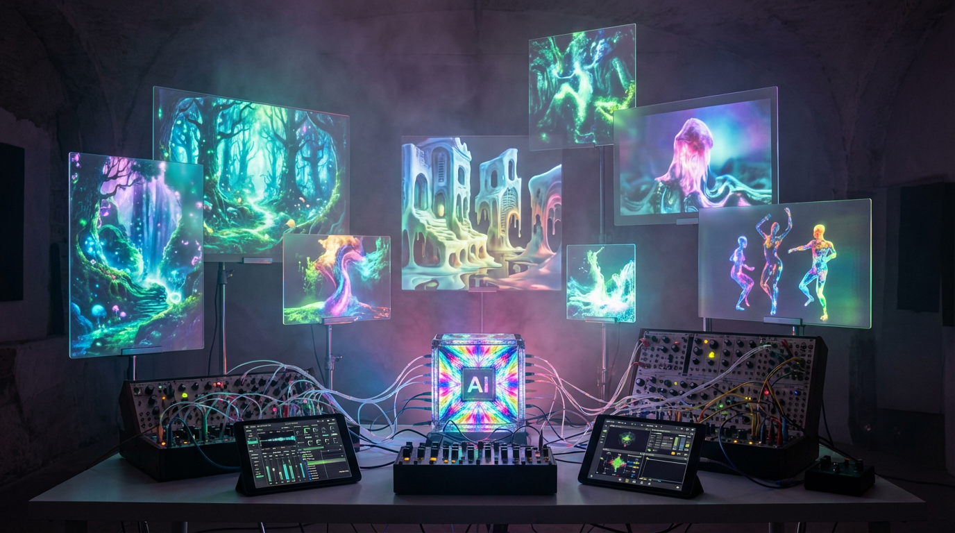 AI-generated visual output from LTX-2