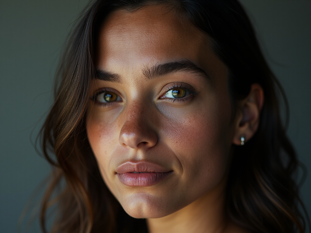 Photoreal artist portrait created with Juggernaut Base Flux