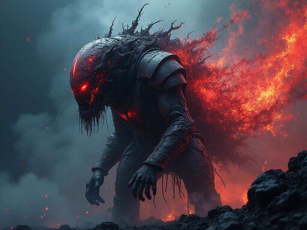 Editorial concept art created with Juggernaut Base Flux