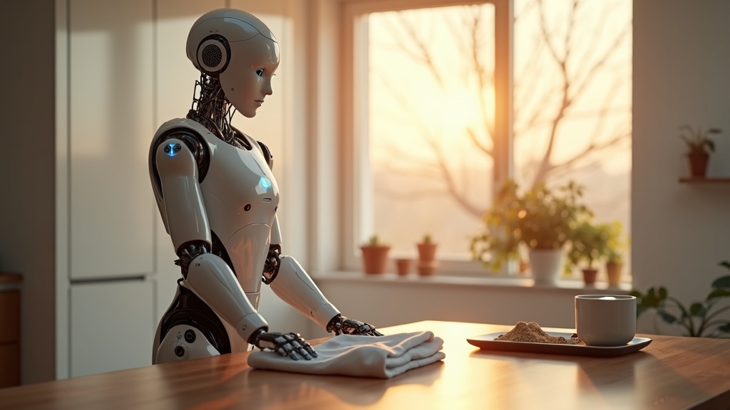 Robot humanoide Figure 03 integrándose en un entorno doméstico moderno