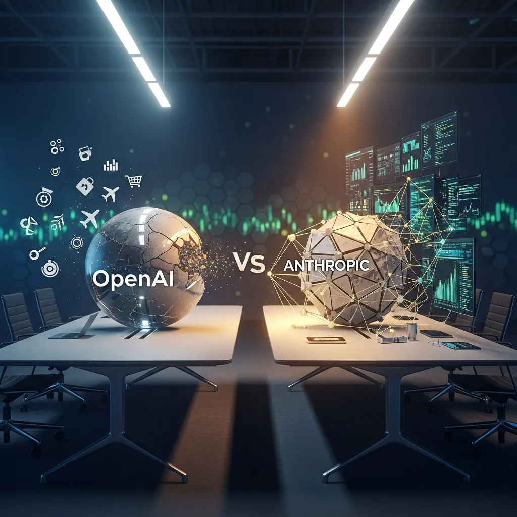 La guerre des plateformes IA en entreprise : Anthropic prend l'avantage