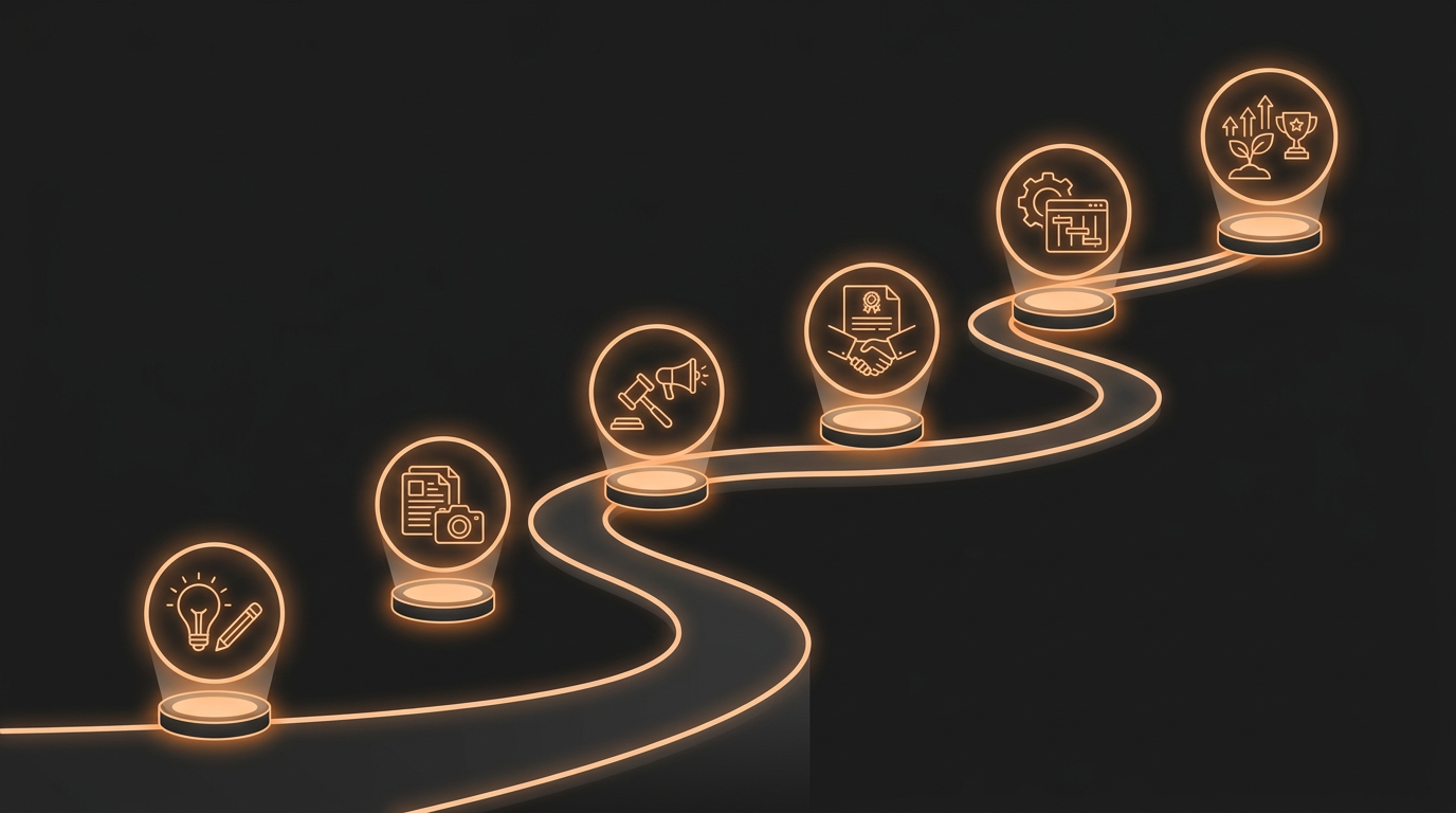 프리랜서 성장 여정 로드맵