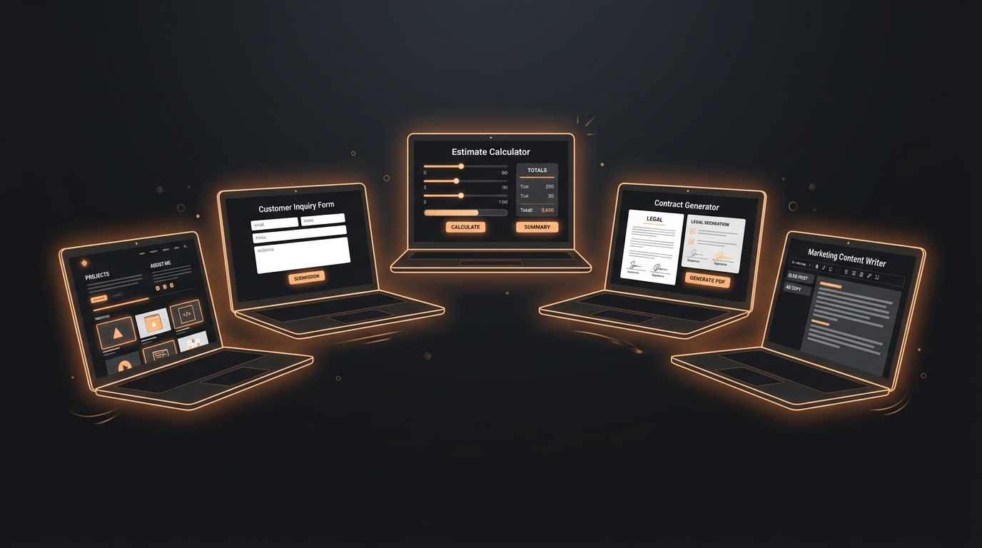 강의에서 만드는 5가지 웹 도구