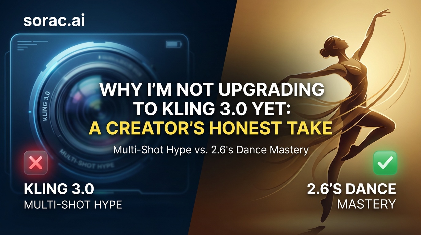 Why I'm Not Upgrading to Kling 3.0 Yet: A Creator's Honest Take on Multi-Shot Hype vs. 2.6's Dance Mastery