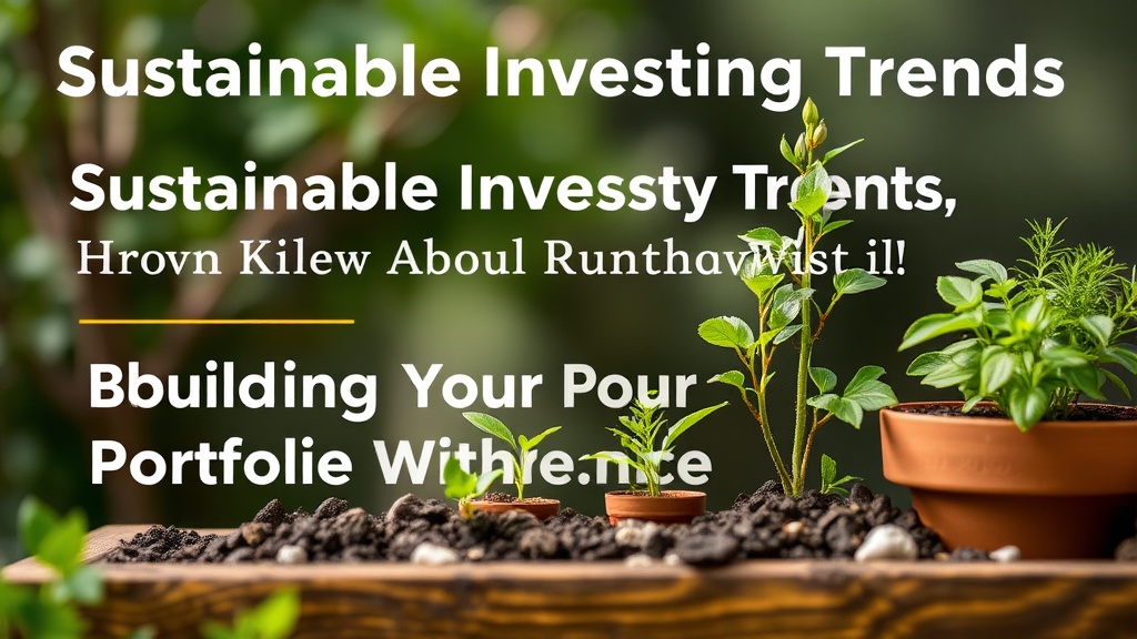 Sustainable Investing Trends: How to Align Your Portfolio with Your Values