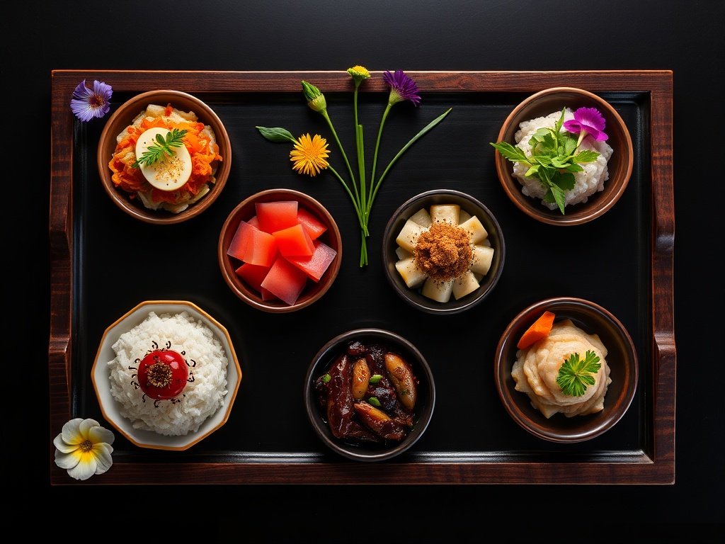 季節の八寸 五種盛り