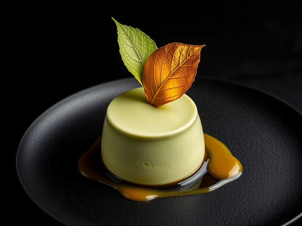 抹茶のクレームブリュレ