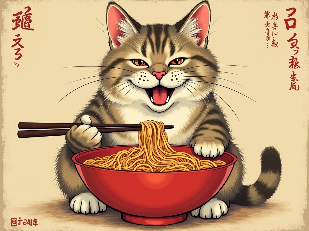 realistic-crazy-cat-sitting-happily-and-eating-bmanxu3avs