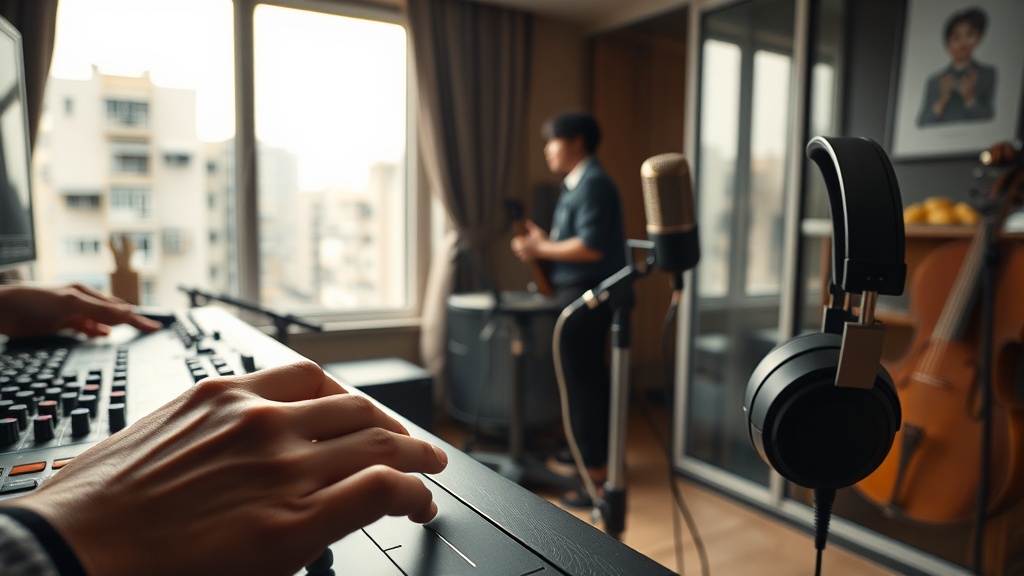 공연 중인 이재 모습