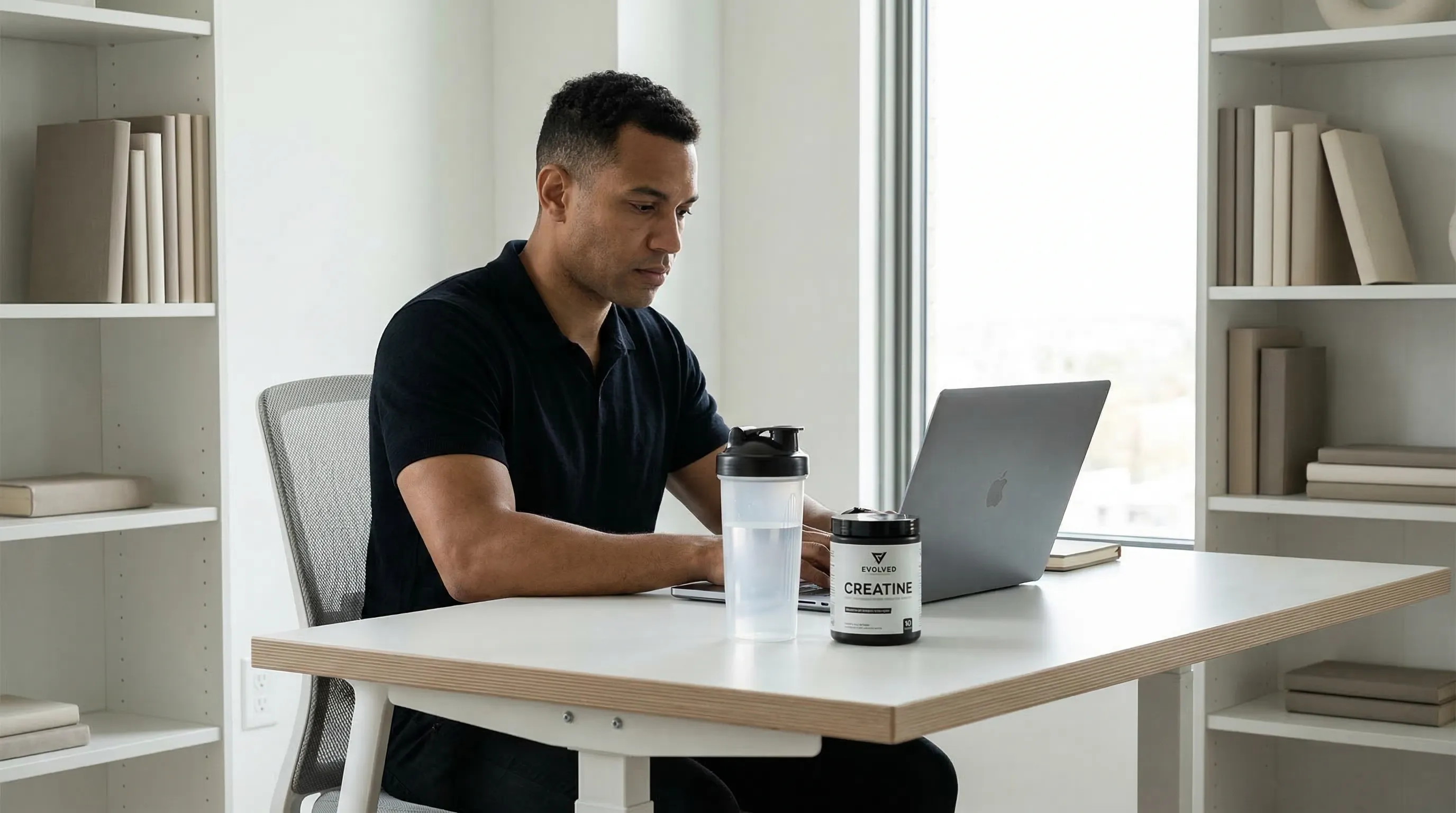 Kreatin monohydrát: Kompletný sprievodca dávkovaním lifestyle image showing the ideal use case