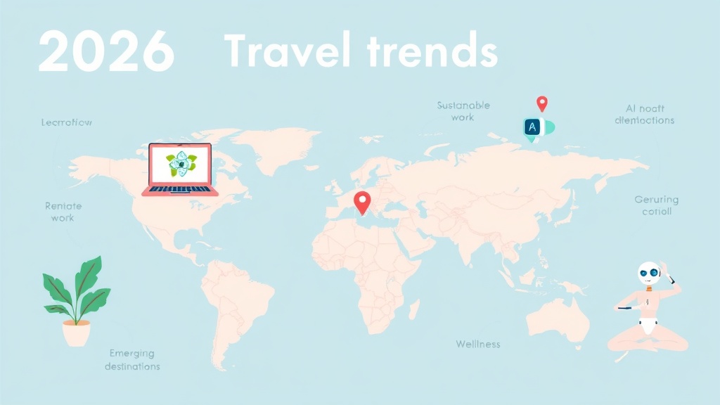 2026 Travel Trends: Sustainable Tourism, Remote Work, AI Planning, Emerging Destinations & Wellness
