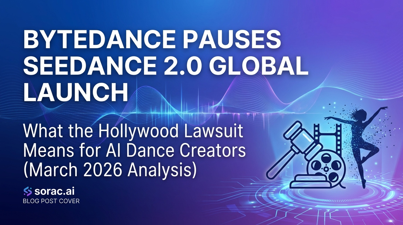 ByteDance Pauses Seedance 2.0 Global Launch: What the Hollywood Lawsuit Means for AI Dance Creators (March 2026 Analysis)