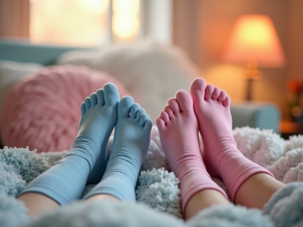 a-playful-sleepover-scene-with-two-pairs-of-feet-z1sqx4almw