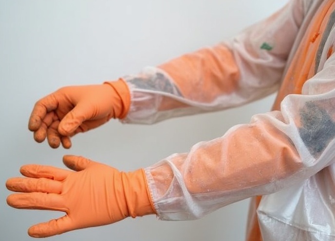 a-15-year-old-boy-puts-on-long-orange-veterinary-vhqiu2x4jl-2