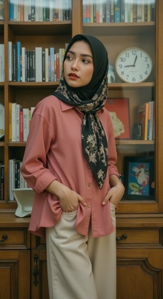 seorang-wanitamata-terpejam-berhijabmengenkan-baju-9q5ensznc