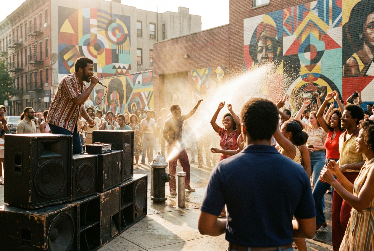 Block Party Hip-Hop music video template preview