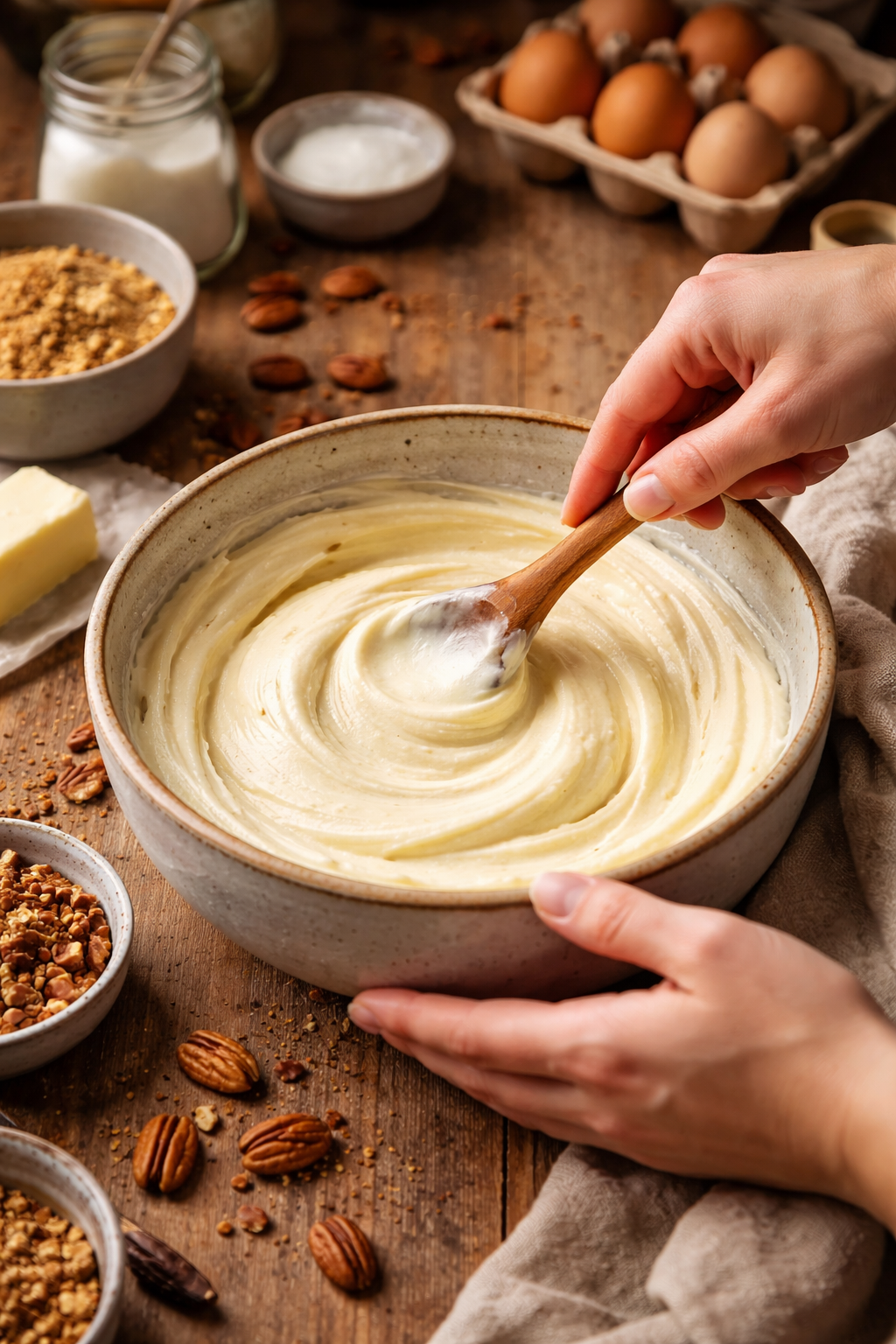 Pecan Praline Mini Cakes