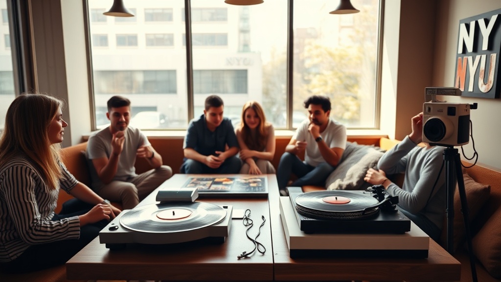 Analog Revival on Campus: Vinyl, Polaroids & Board Games at NYU