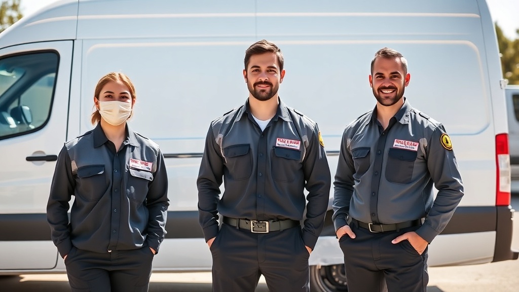 Professional biohazard team