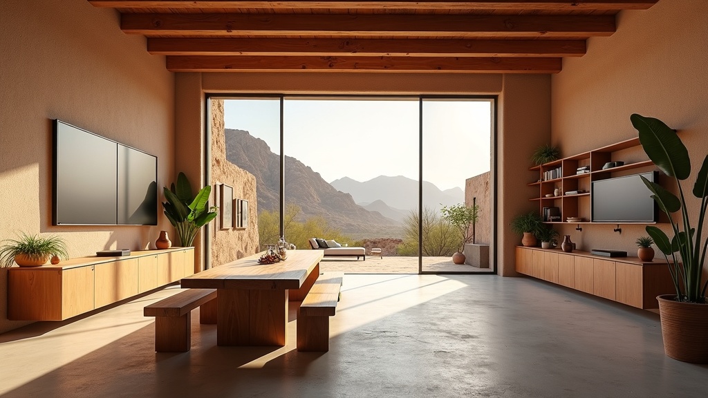 Spirit Land common building interior