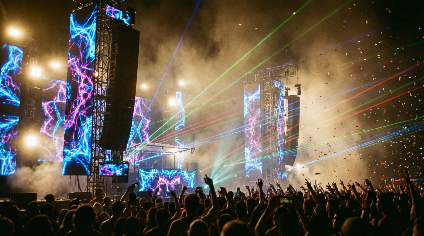 AI Music Video Templates for EDM