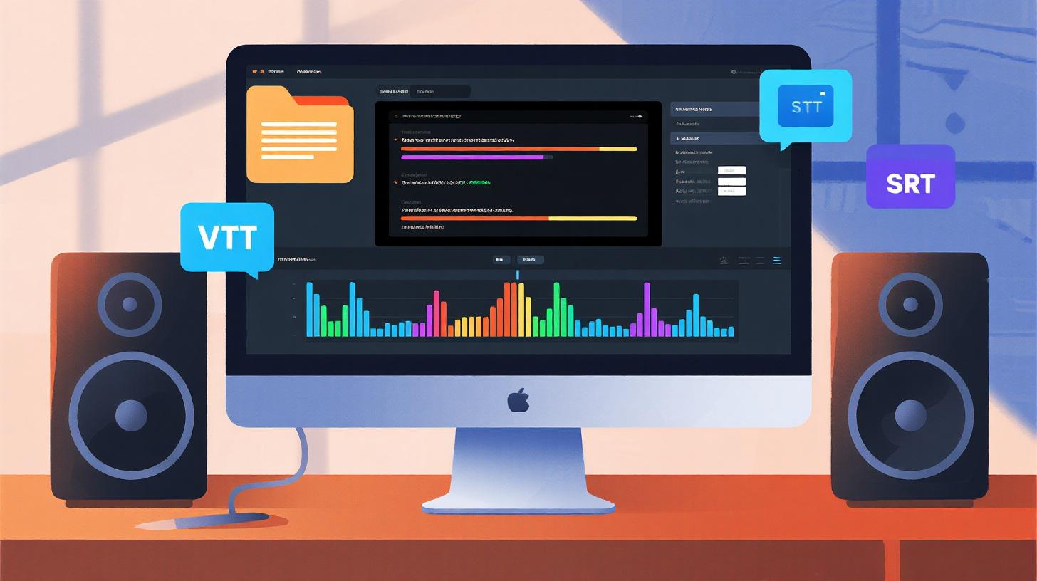 How to Export Diarized Transcripts as SRT and VTT Subtitles