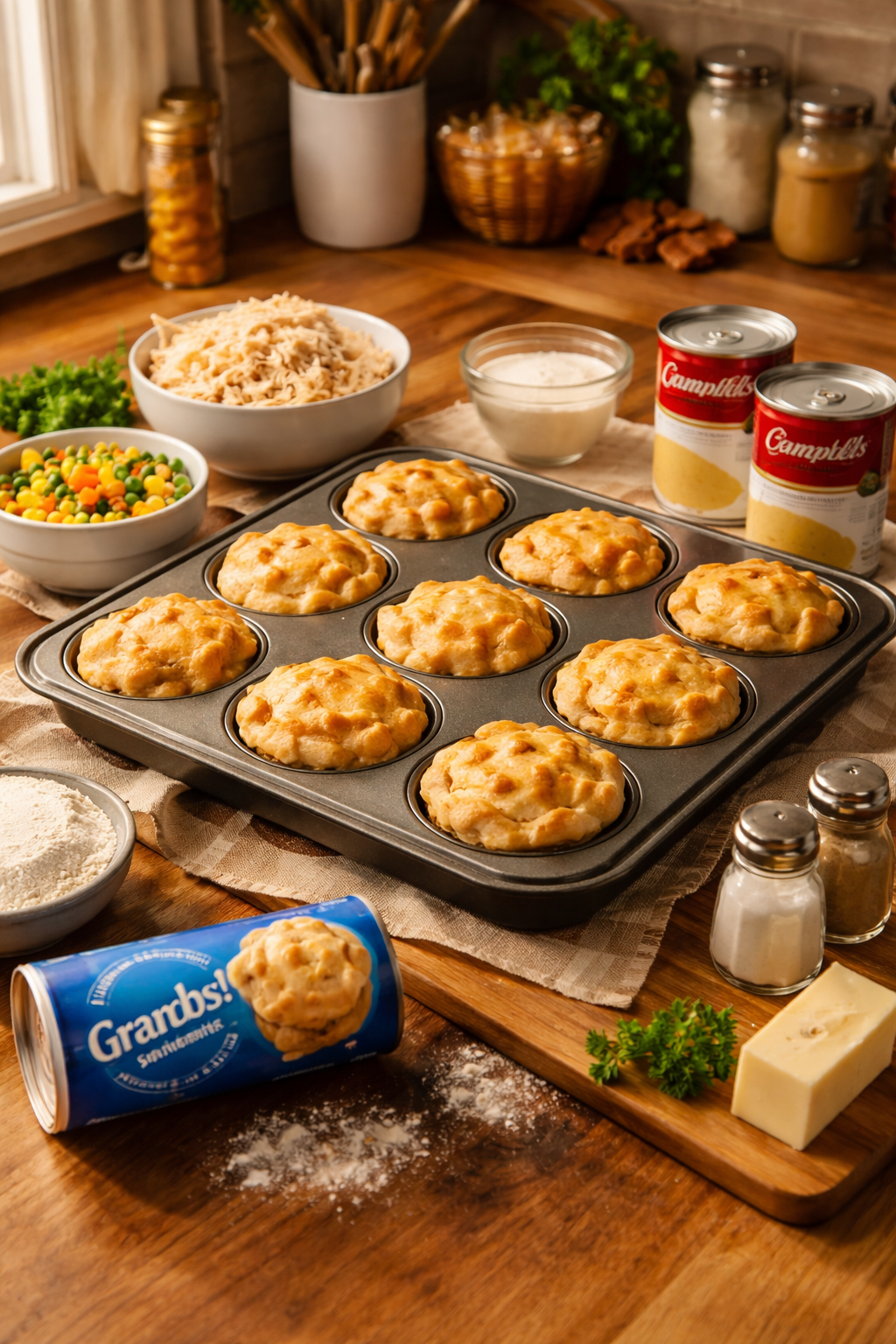 Mini Chicken Pot Pies