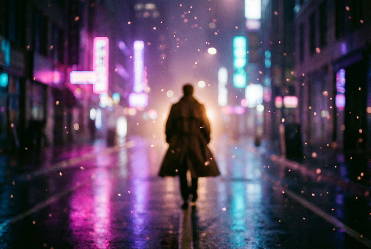 Neon Reverie pop music video template