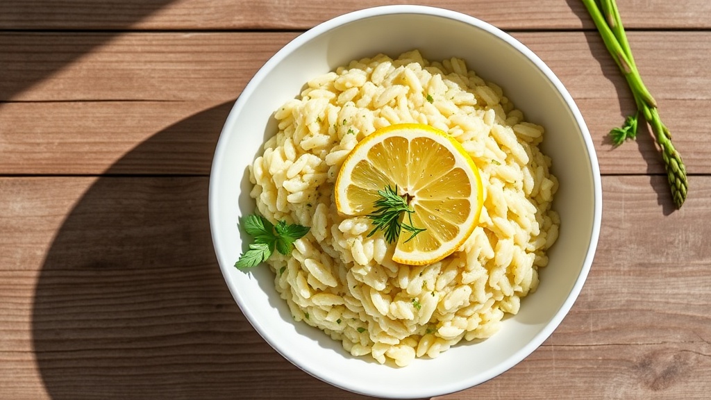Spring Asparagus Risotto with Lemon Zest: Creamy Vegetarian Delight
