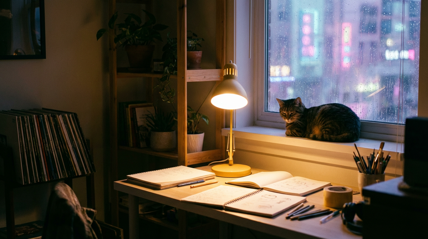 AI Music Video Templates for Lo-Fi