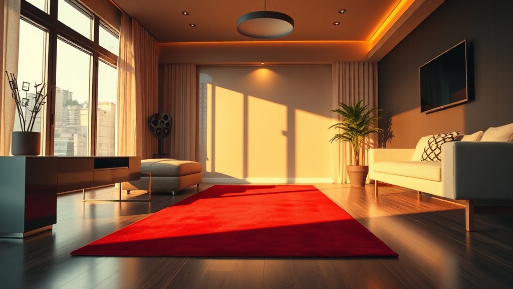 Paige Thalia Turns Oscars Red Carpet Into a Hollywood Apartment Floor Upgrade