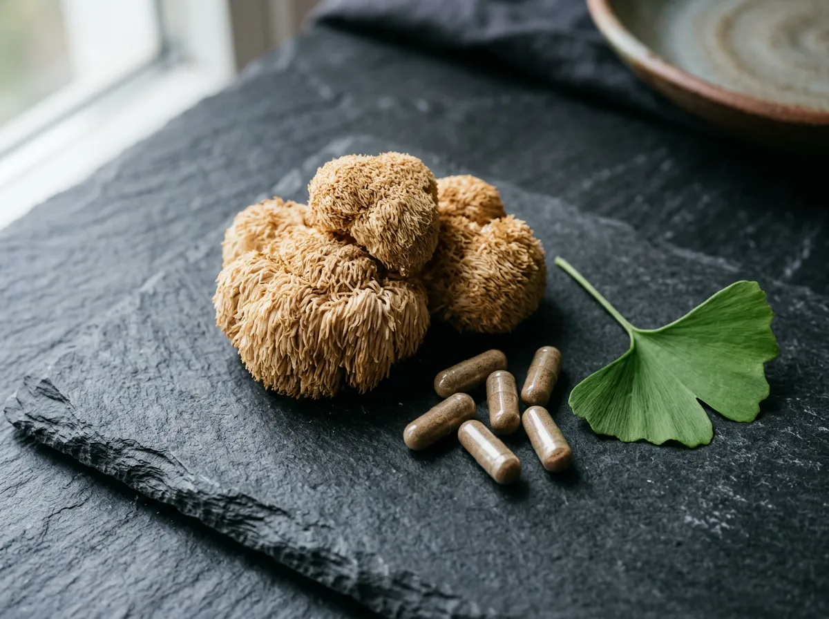 Detailed supporting photograph of ingredients associated with recovery and mental performance