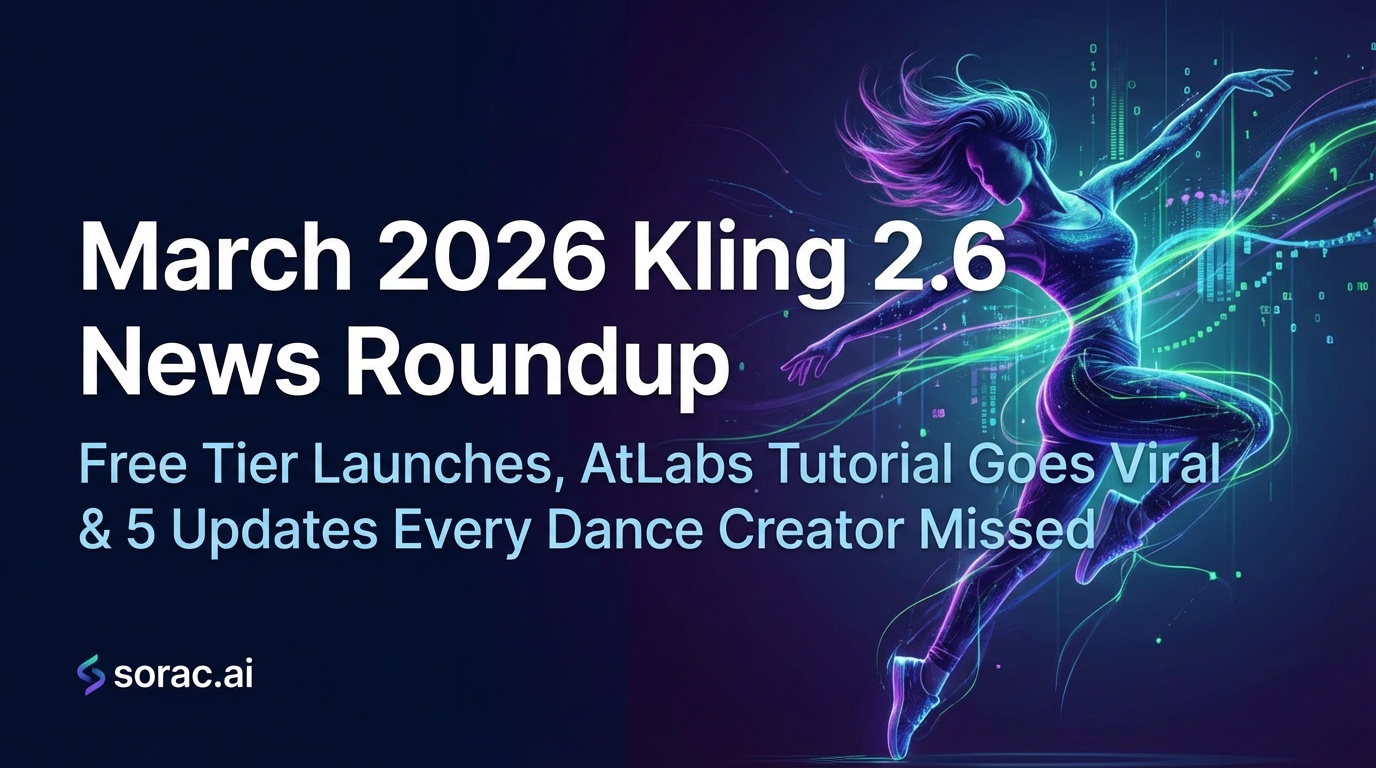 March 2026 Kling 2.6 News Roundup: Free Tier Launches, AtLabs Tutorial Goes Viral & 5 Updates Every Dance Creator Missed