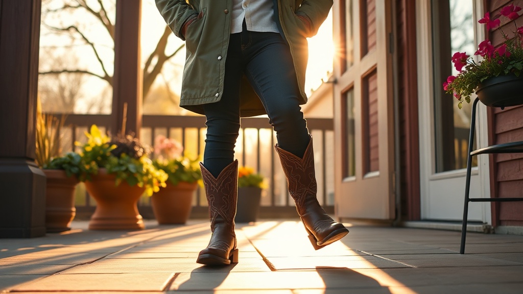 Spring Wardrobe Shift for DST 2026: Light Layers & Cowboy Boots