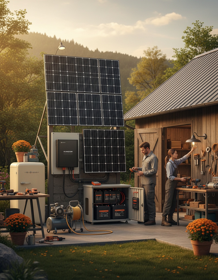 Avance en sistemas de energía solar: Kit Off Grid de alta capacidad para consumo elevado