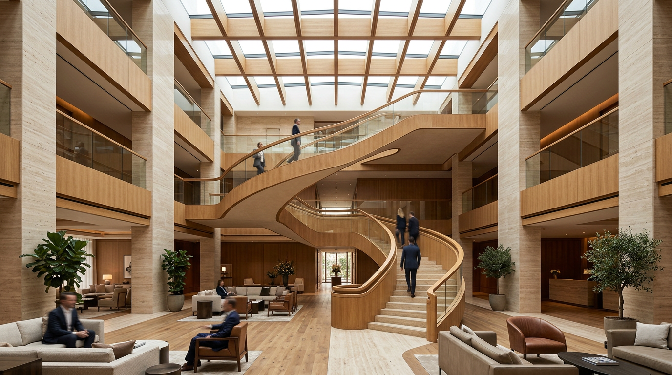 Architectural interior example generated with Nano Banana 2