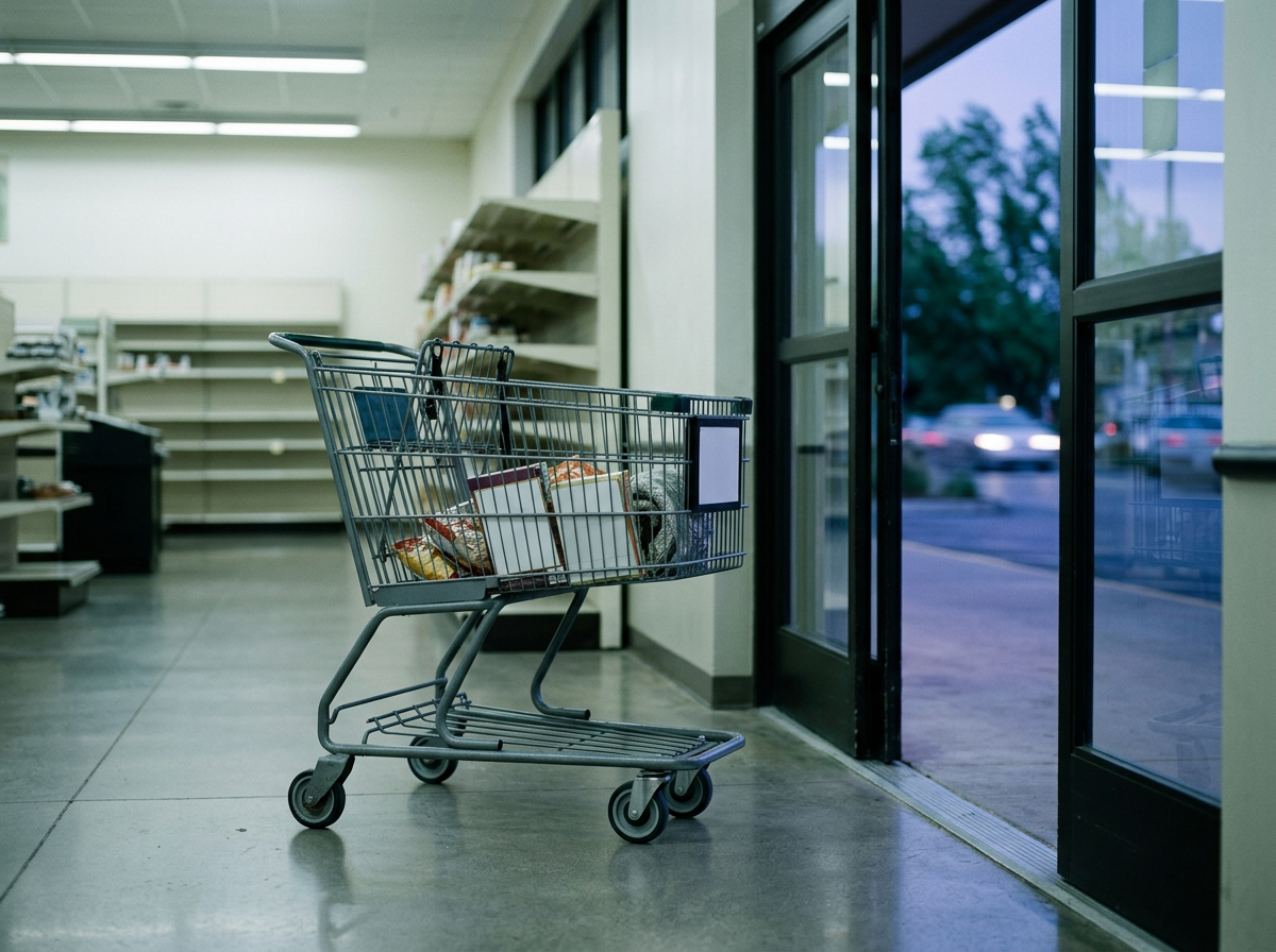A symbolic image representing breaking the boredom-shopping loop
