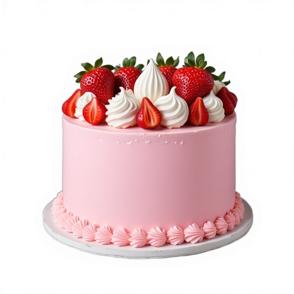 pink-and-white-cake-with-strawberries-side-view-te1ll0tzsg