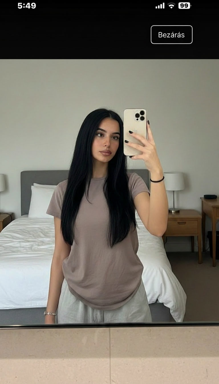 AI-enhanced dress photo for Vinted listing