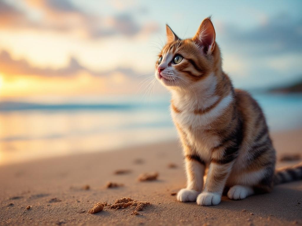 a-cute-cat-on-a-beach-at-sunset-deb47s9g66