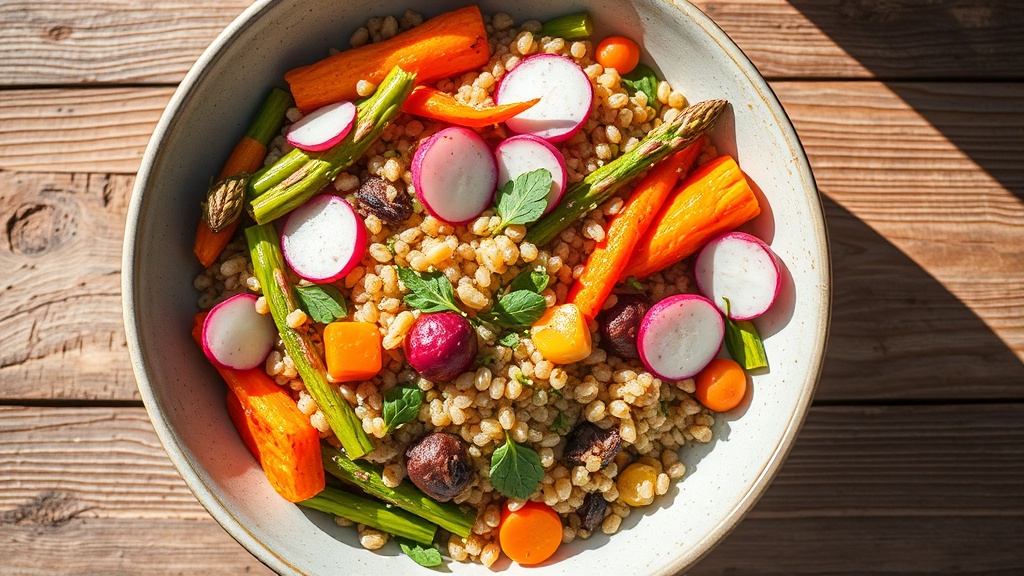 Spring Barley & Roasted Vegetable Salad — A Fiber‑Rich Make‑Ahead Lunch