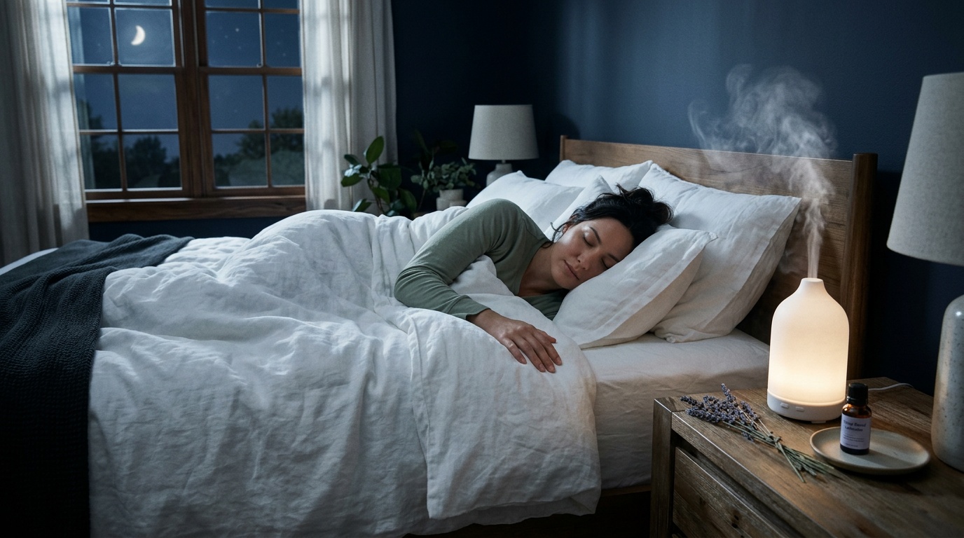 Aromathérapie par inhalation et insomnie : méta-analyse de 27 études — Aromathérapie | ViziWell