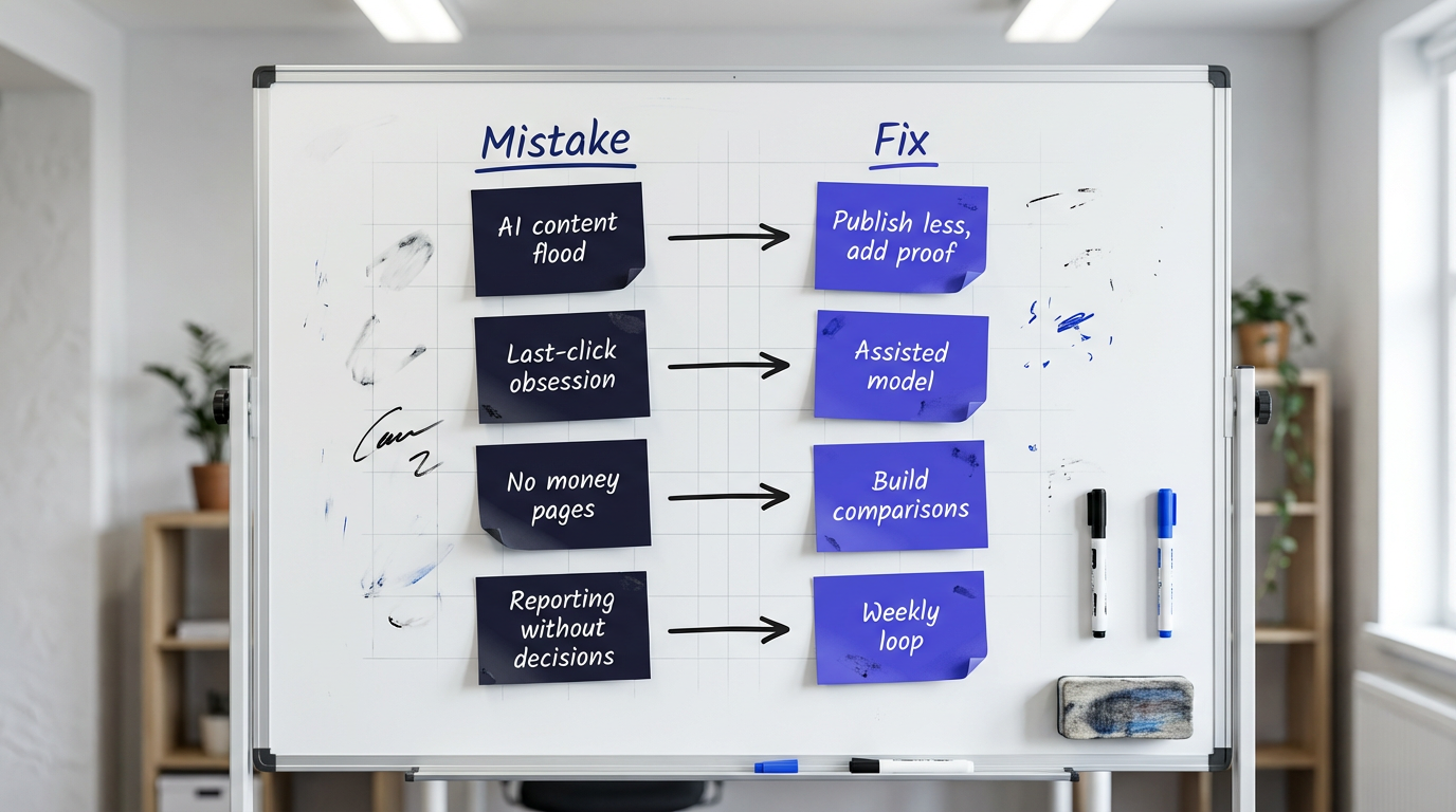 Common mistakes that block organic marketing revenue growth