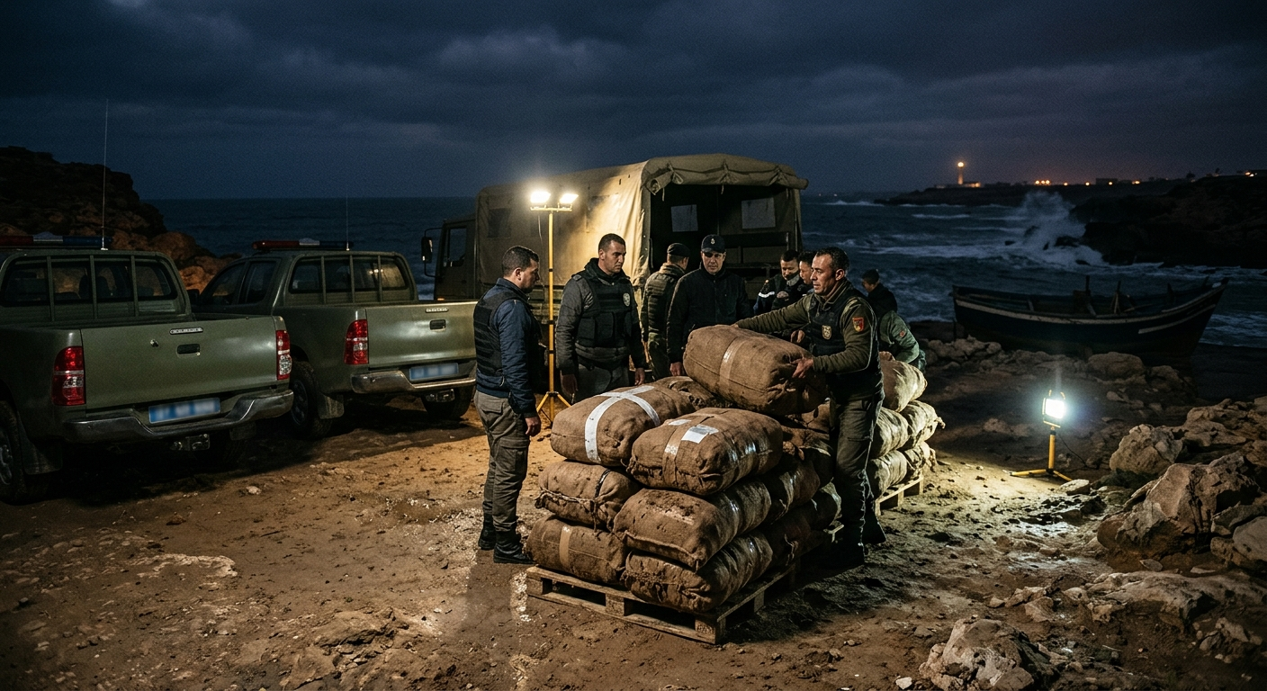 Morocco Seizes Nearly 12 Tonnes of Cannabis in Essaouira Drug Trafficking Attempt - Morocco World News