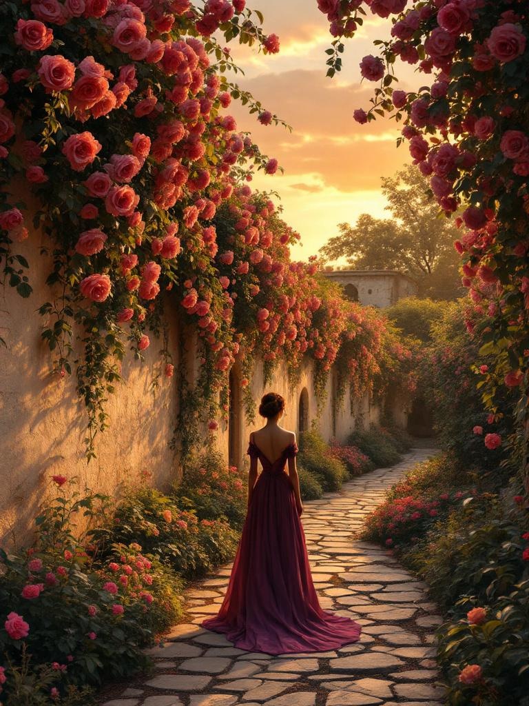 The Garden at Dusk
