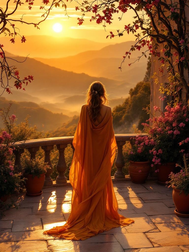 The Terrace in the Golden Hour